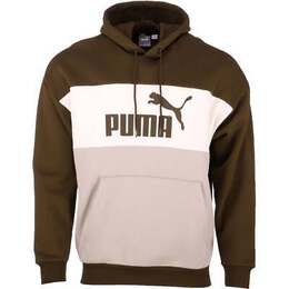 Puma: Зелёный свитер Ess