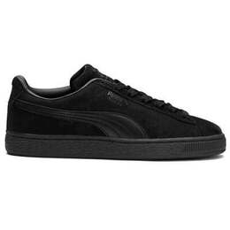 Puma: Чёрные кроссовки Suede Classic