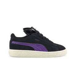 Puma: Чёрные кроссовки Suede Classic