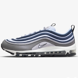 Nike: Голубые кроссовки Air Max 97 SE