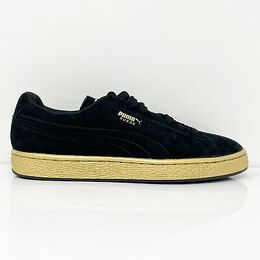 PUMA: Чёрные кроссовки Suede Classic