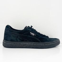 PUMA: Чёрные кроссовки Suede Classic