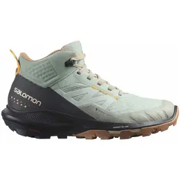 Salomon: Бежевые ботинки 
