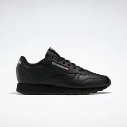 Reebok: Чёрные кроссовки  Classic Leather