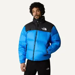 The North Face: Голубой пуховик 