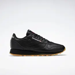 Reebok: Чёрные кроссовки  Classic Leather