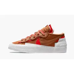 NIKE: Бежевые кроссовки Blazer Low