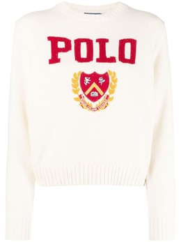 Polo Ralph Lauren: Белый свитер 