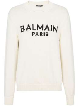 Balmain: Жаккардовый свитер 