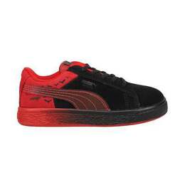 Puma: Чёрные кроссовки Suede Classic