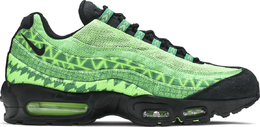 Nike: Зелёные кроссовки Air Max 95