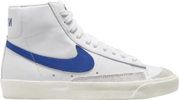 Nike: Голубые кроссовки Blazer Mid 77