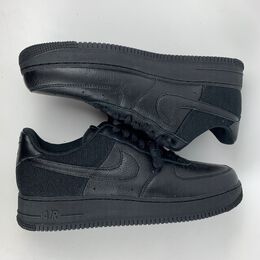 Nike: Чёрные кроссовки Air Force 1 Low