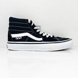 VANS: Чёрные кроссовки Sk8-Hi