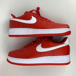 Nike: Красные кроссовки Air Force 1 Low