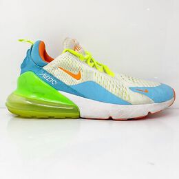 Nike: Белые кроссовки Air Max 270