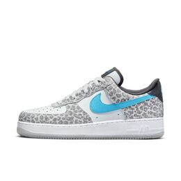 Nike: Серые кроссовки Air Force 1