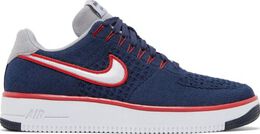 Nike: Синие кроссовки Air Force 1