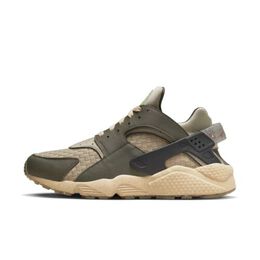 Nike: Кроссовки Air Huarache цвета хаки