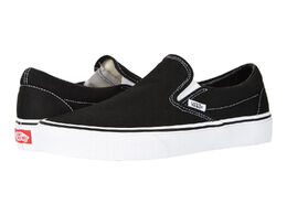 VANS: Чёрные кроссовки Classic Slip On