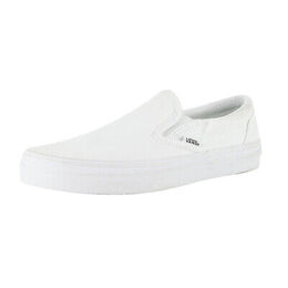 Vans: Белые кроссовки Classic Slip On