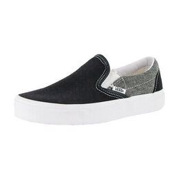 Vans: Чёрные кроссовки Classic Slip On