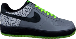 Nike: Серебристые кроссовки Air Force 1 Low Premium