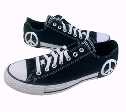 Converse: Чёрные кроссовки Chuck Taylor All Star Ox