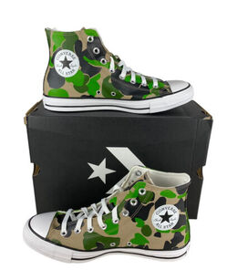 Converse: Зелёные туфли Chuck Taylor All Star Hi