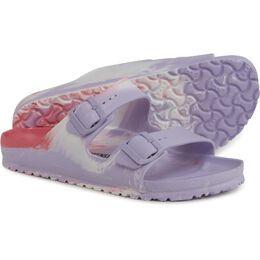 Birkenstock: Фиолетовые сандалии Arizona Eva