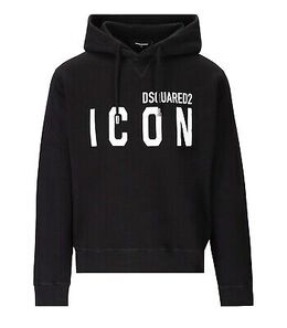 DSQUARED2: Чёрная толстовка Icon