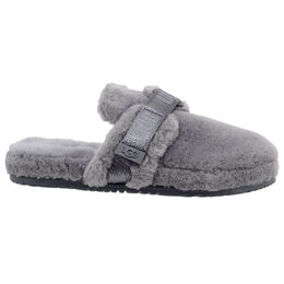 UGG: Серые шлёпанцы Fluff It