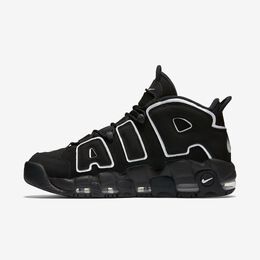 Nike: Чёрные кроссовки Air More Uptempo