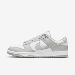 Nike: Серые кроссовки Dunk Low Retro