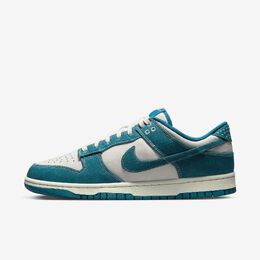 Nike: Голубые кроссовки Dunk Low Retro