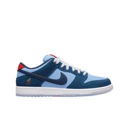 Nike: Голубые кроссовки SB Dunk Low Pro