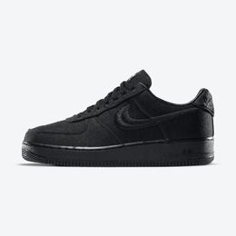 Nike: Чёрные кроссовки Air Force 1 Low