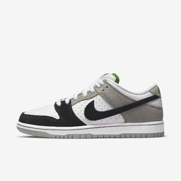 Nike: Белые кроссовки SB Dunk Low Pro