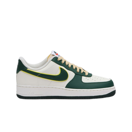 Nike: Зелёные кроссовки Air Force 1