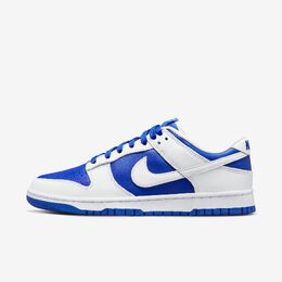 Nike: Голубые кроссовки Dunk Low Retro