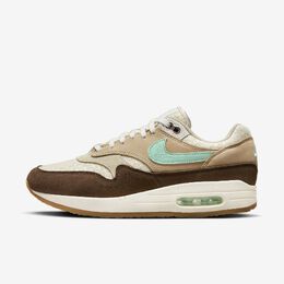 Nike: Коричневые кроссовки Air Max 1 Premium