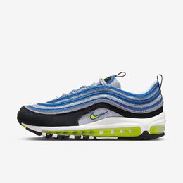 Nike: Голубые кроссовки Air Max 97