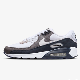 Nike: Серые кроссовки Air Max 90