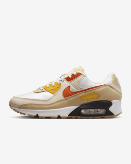 Nike: Белые кроссовки Air Max 90 SE