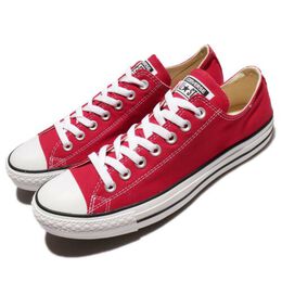 Converse: Красные туфли Chuck Taylor All Star Ox