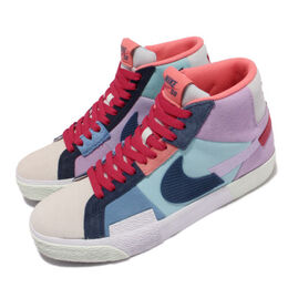 Nike: Синие кроссовки SB Zoom Blazer Mid