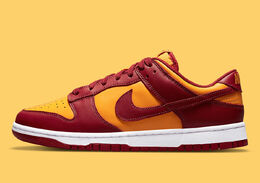 Nike: Белые кроссовки Dunk Low