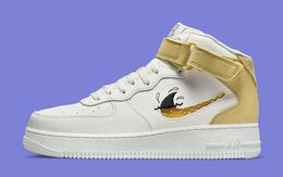 Nike: Белые кроссовки Air Force 1