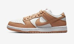 Nike: Оранжевые кроссовки SB Dunk Low Pro