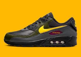 Nike: Кроссовки Air Max 90 цвета хаки